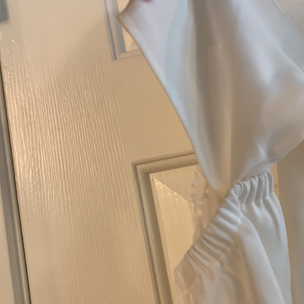Off the shoulder split sleeve blouse - Picture 6 of 7